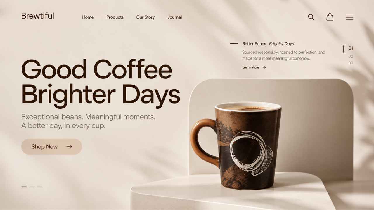 Brewtiful — Desain & Pengembangan Web