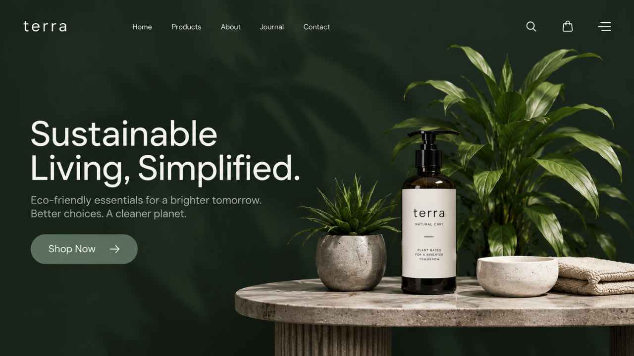 Terra — Merek & Website